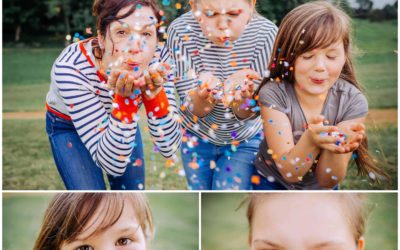 Une séance photo famille à la campagne